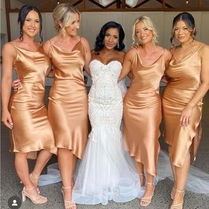 NWT Petal & Pup Cyprus Dress - Gold - US 8